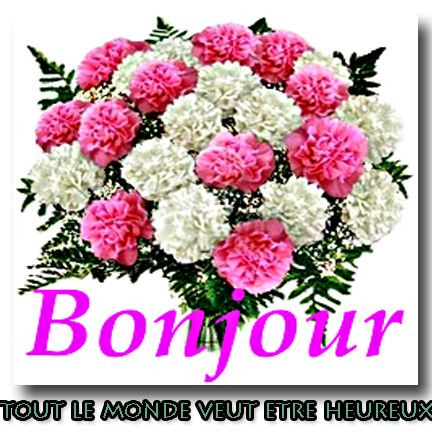 Bonjour en fleur