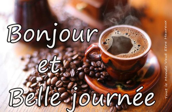 Bonjour et belle journée