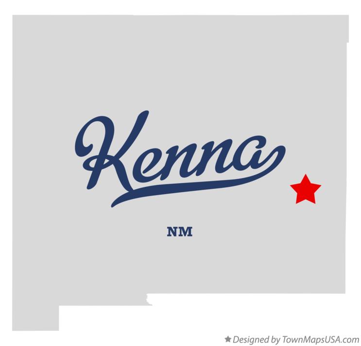 Map of Kenna New Mexico NM