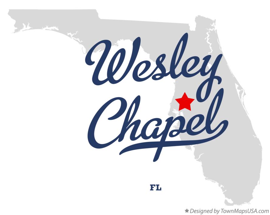 Wesley Chapel Fl Zip Code Map - United States Map image.