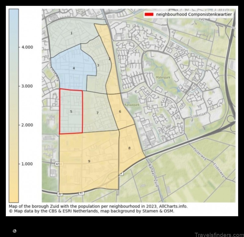 explore the map of componistenkwartier netherlands