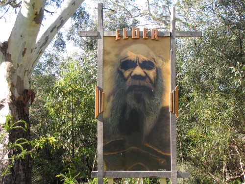 Art work at Laratinga Wetlands