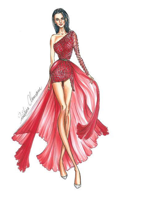 Fashion Designer Pencil Sketch - Fashion Sketches In Pencil On Behance ...