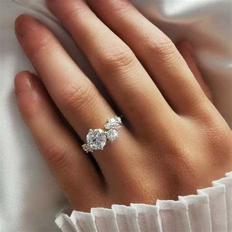 Cluster Wedding Ring - jenniemarieweddings