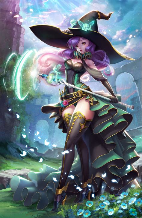 Witch by Penano faint Guangzhou | Illustrator | Anime witch, Character ...