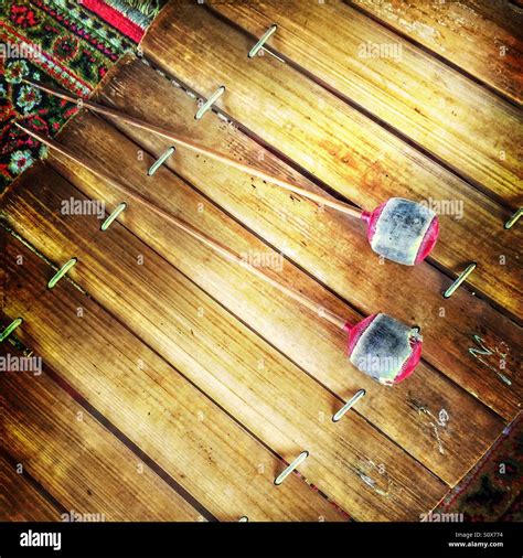 Traditional Thai xylophone musical instrument Ranat Ek Stock Photo - Alamy