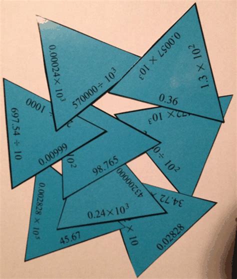 Engaging Math: Tarsia Puzzle - Multiplying and Dividing by powers of 10