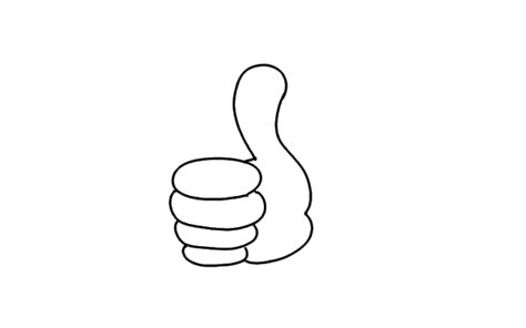 How to Draw a Thumbs Up? | Step by Step Thumbs Up Drawing for Kids