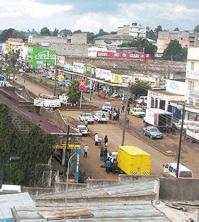 An aerial view or Kericho town - The Standard