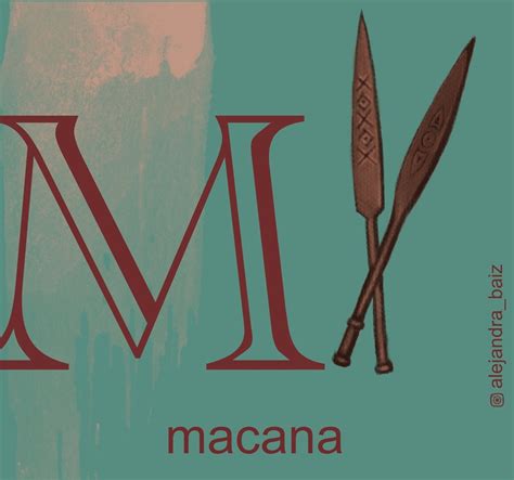 Palabra Taíno del día: macana. - Ko-fi ️ Where creators get support ...