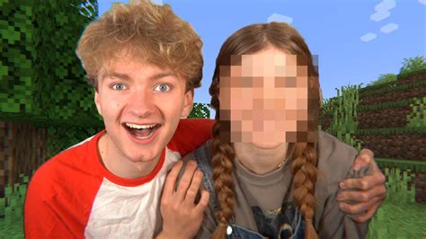 Minecraft, But My Girlfriend Face Reveals... - YouTube