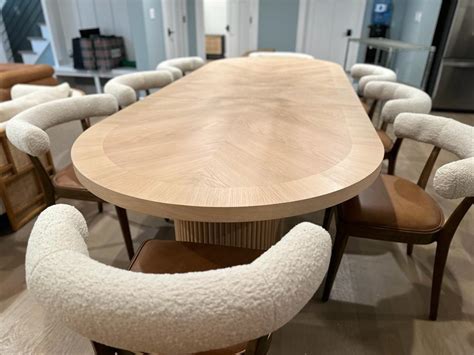 Modern Dining Table Oak - Natural 🔍 Find Dining Room, Dining Tables ...