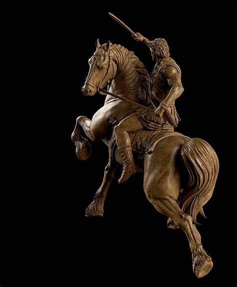 Pixologic :: ZBrush Gallery | Alexander the great, Horse sculpture, Statue