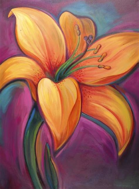 Acrylic Flower Painting For Beginners – Warehouse of Ideas