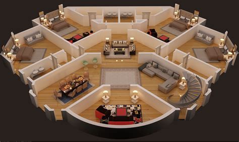 Modern Luxury 3d House Design - HOME DESIGN