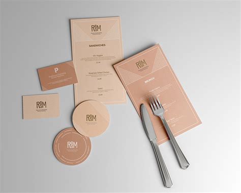 Free Restaurant Branding Mockup | Mockuptree