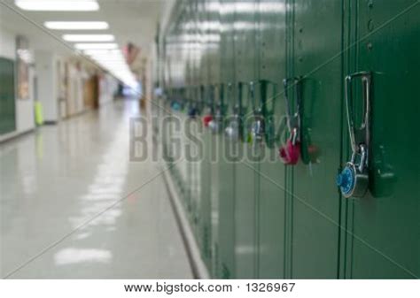 School Hallway Lockers Image & Photo (Free Trial) | Bigstock