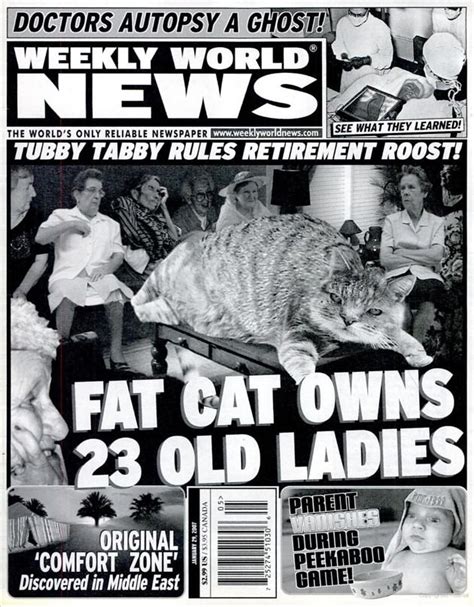 23 Ridiculous Covers From The Weekly World News Tabloid - Funny Gallery ...