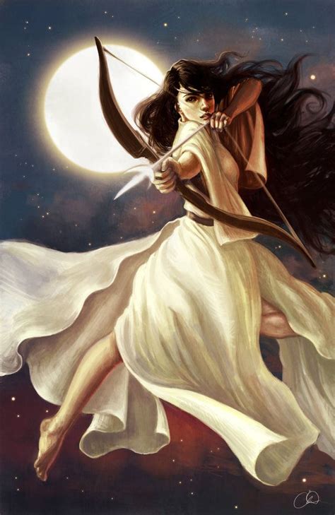 Goddess of the Moon by ChristyTortland on deviantART | Artemis göttin ...