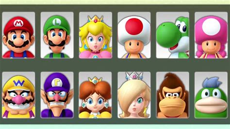 Mario Party 10 - All Characters - YouTube