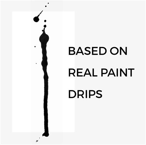 Drippy Brushes - 40 Dripping Brushes for Photoshop - DesignerCandies