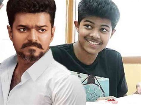 Thalapathy Vijay son Jason Sanjay back in Chennai