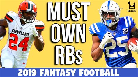 MUST Own Running Backs in 2019 Fantasy Football - YouTube