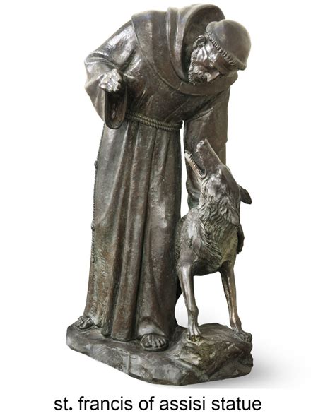 Life size Saint Francis of Assisi statues | Aongking Sculpture