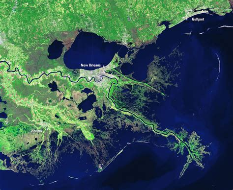 The Mississippi River Delta Basin | Earth Resources Observation and ...