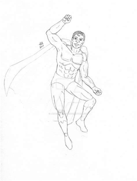 Superman Flying Pose Quick Sketch by JesseAllshouse on DeviantArt