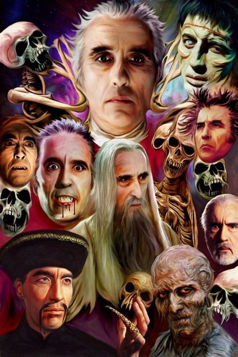 Classic Hammer Films : Art "The Masters Of Horror" Christopher Lee by ...