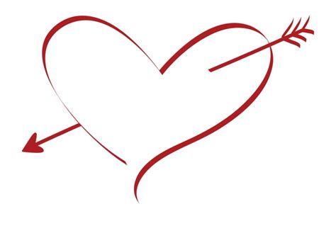 Heart With Arrow Clipart