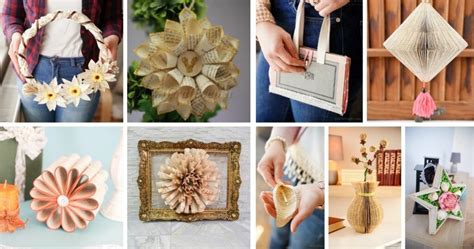 40+ Unique Old Book Crafts And Decor Ideas - DIY & Crafts