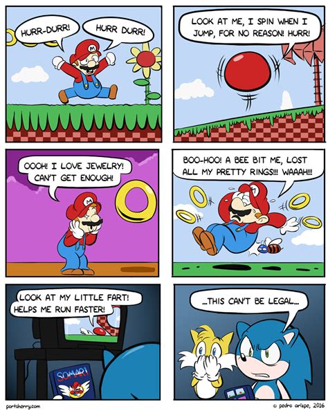 portsherry :: mario :: sonic :: comics (funny comics & strips, cartoons ...