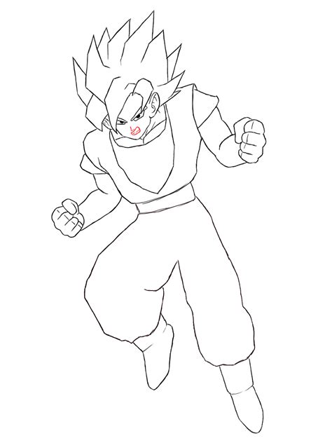 Goku Drawing Easy at GetDrawings | Free download