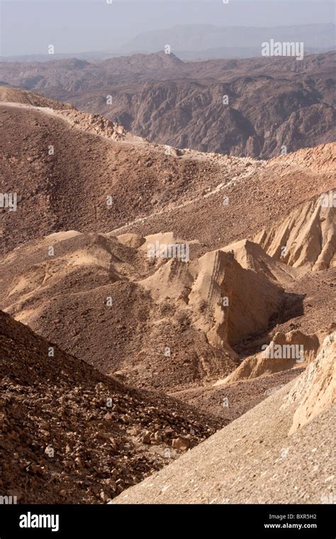 Negev desert landscape Stock Photo - Alamy