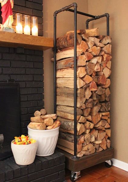 10 Indoor Firewood Storage Ideas