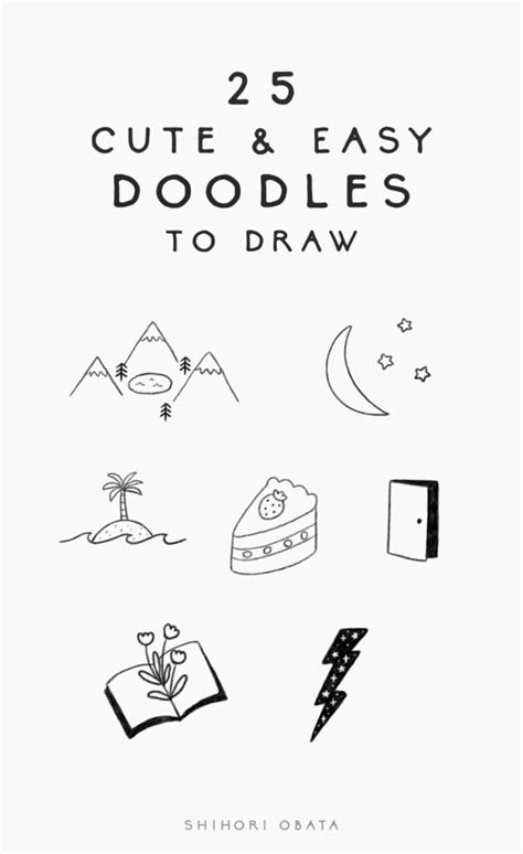 25 Cute and Easy Doodles to Draw