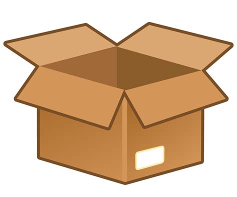 Cardboard box PNG