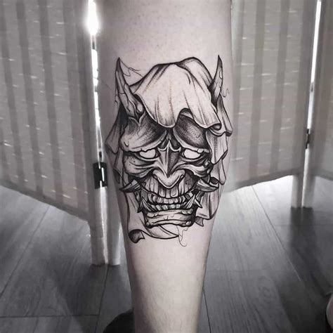 50+ Oni Mask Tattoos: Origins, Meanings & Tattoo Ideas