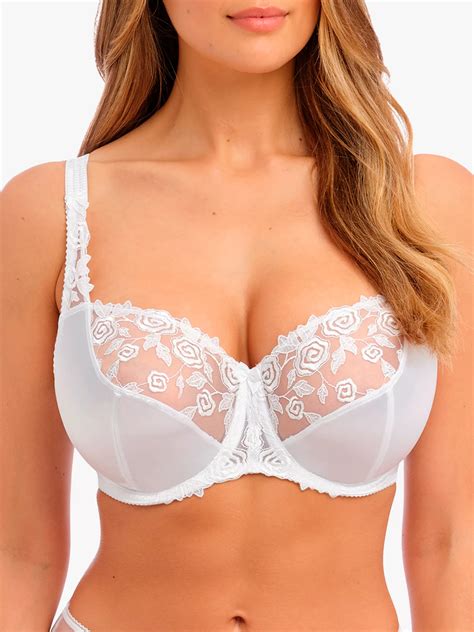 Fantasie Belle Balcony Bra, White at John Lewis & Partners