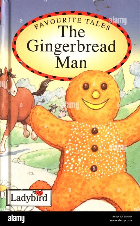 1980s UK The Gingerbread Man Book cover Stock Photo - Alamy