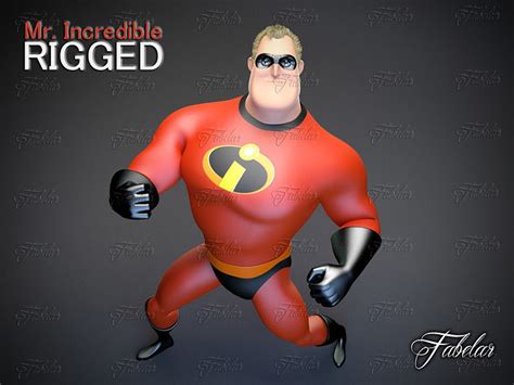 3D asset Mr Incredible Rigged | CGTrader