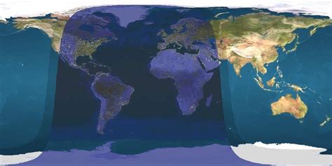 Daylight Map, Nonscientific (0200 Utc) - MapSof.net