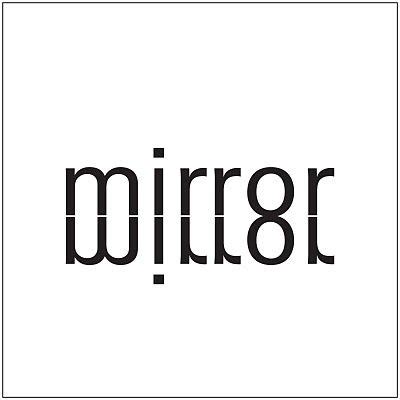 mirror logo - Google 검색 Typography Layout, Graphic Design Typography ...