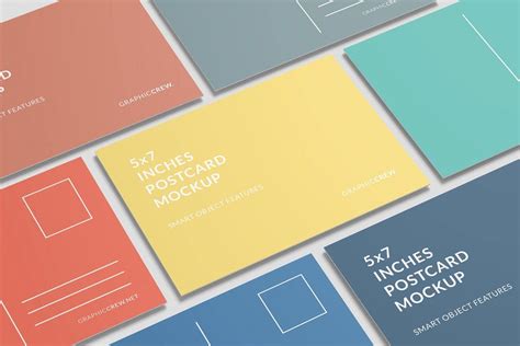 Postcard Mockup Template