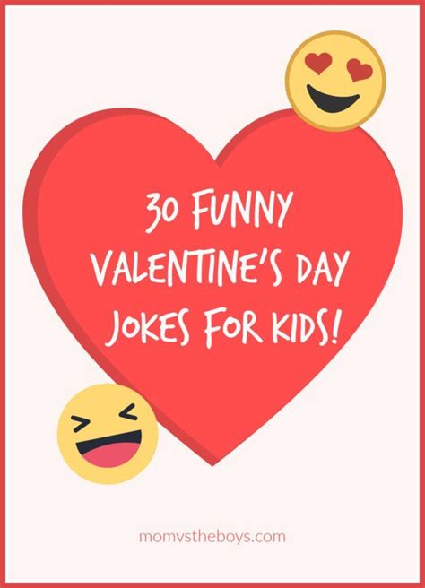 Funny Valentine's Day Jokes for Kids – Mom vs the Boys | Valentines day ...