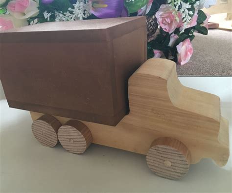 How to Make a Wooden Toy Truck | Wooden toy trucks, Wooden toys, Making ...