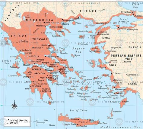 Ancient Greece Maps For Students