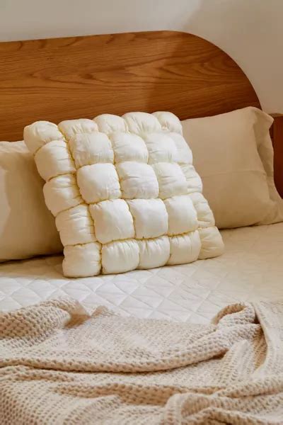 Silky Marshmallow Puff Throw Pillow | Urban Outfitters